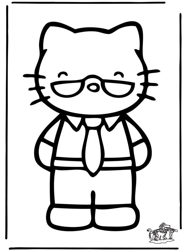 Hello Kitty kolorowanki